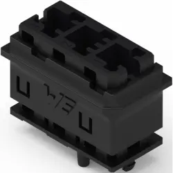 Connector housing, black, 491105013