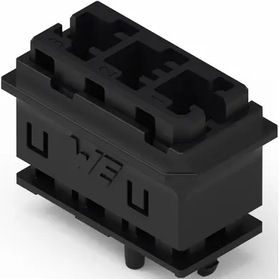Connector housing, black, 491105013 - 1