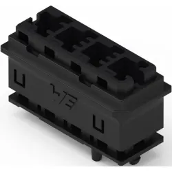 Connector housing, black, 491105014
