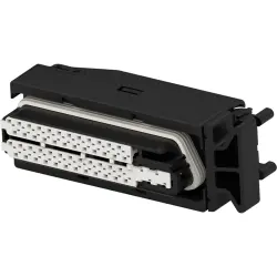 Socket, unequipped, 52 pole, angled, 4 rows, black, 1393450-3