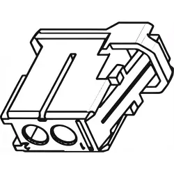 Cover cap, for socket housing, 1-1355426-1