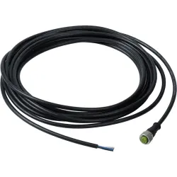 Sensor actuator cable, M12-cable socket, straight to open end, 5 pole, 5 m, black, 960 693 05