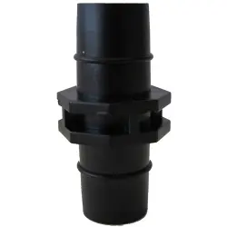 Connecting piece, black, (Ø x L x W x H) 11 x 17 x 17 x 35 mm, for steady light 853, 975 853 01