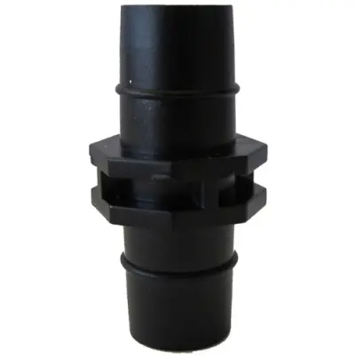 Connecting piece, black, (Ø x L x W x H) 11 x 17 x 17 x 35 mm, for steady light 853, 975 853 01 - 1