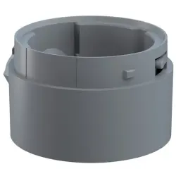 Floor mounting adapter, gray, (Ø x H) 85 mm x 53 mm, for EvoSIGNAL, 261 700 02