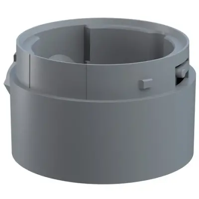 Floor mounting adapter, gray, (Ø x H) 85 mm x 53 mm, for EvoSIGNAL, 261 700 02 - 1