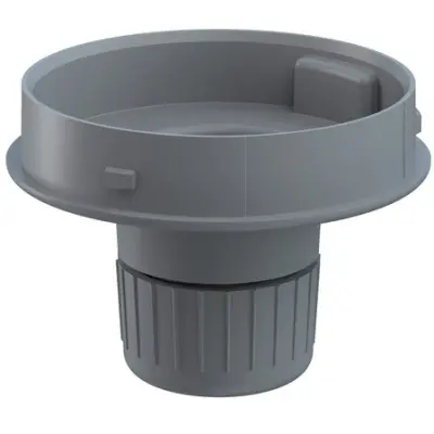 Tube adapter, gray, (Ø x H) 85 mm x 64 mm, for EvoSIGNAL, 261 700 05 - 1