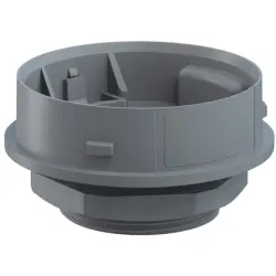 Recessed mounting adapter, gray, (Ø x H) 62 mm x 33 mm, for EvoSIGNAL, 260 700 04