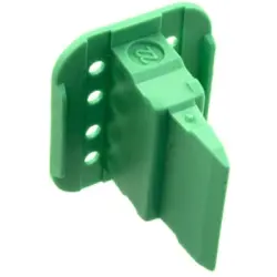 Plug, unequipped, 8 pole, straight, 2 rows, green, W8S-P012