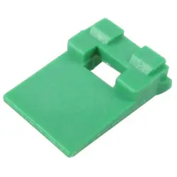Plug, 2 pole, straight, green, W2P