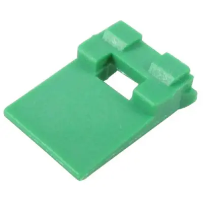 Plug, 2 pole, straight, green, W2P - 1