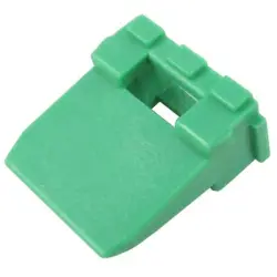 Plug, 6 pole, straight, green, W6P