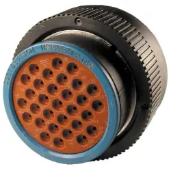 Socket, unequipped, 31 pole, straight, black, HDP26-24-31SE
