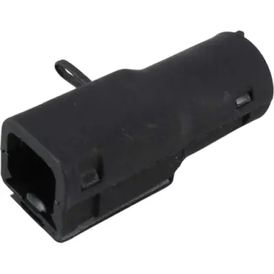 Plug end housing, black, 2 poles, for automotive connector, 1028-021-0205 - 1