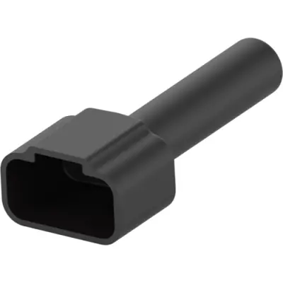 Sleeve, black, 12 poles, for automotive connector, DTM12P-BT-BK - 1