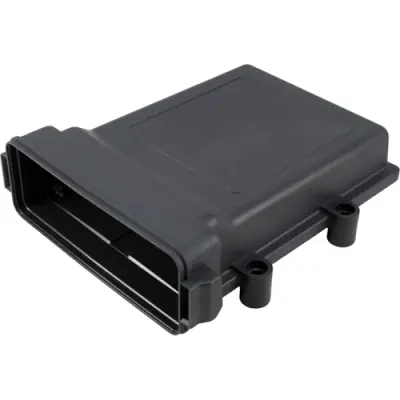 Connector housing, black, for automotive connector, EEC-5X650A - 1