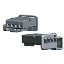 Socket, unequipped, 4 pole, straight, 1 row, black, 1379029-1