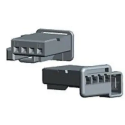 Socket, unequipped, 4 pole, straight, 1 row, black, 1379029-1 - 1