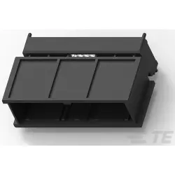 Plug, 32 pole, angled, 2 rows, black, 2177419-3