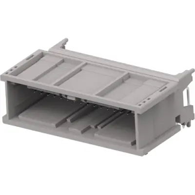 Plug, 32 pole, angled, 2 rows, gray, 2-2177419-3 - 1