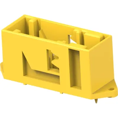 Plug, 26 pole, straight, 2 rows, yellow, 185226-1 - 1