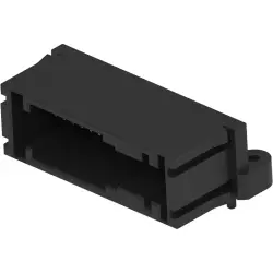 Plug, 32 pole, angled, 2 rows, black, 1-968720-2