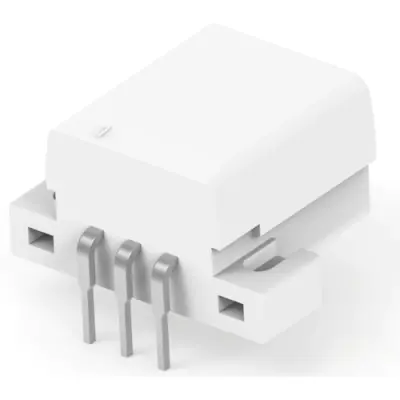 Plug, 3 pole, angled, 1 row, white, 175781-1 - 1