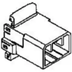 Socket, unequipped, 12 pole, straight, 2 rows, black, 174933-2