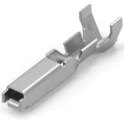 Receptacle, 0.3 mm², AWG 22, crimp connection, tin-plated, 173630-1