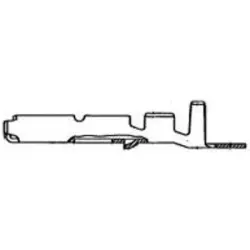 Receptacle, 0.3-0.85 mm², AWG 22-18, crimp connection, tin-plated, 172775-1