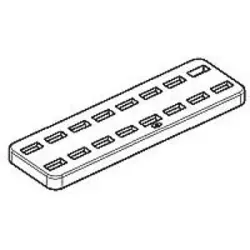 Seal, for faston plug housing, 963216-1