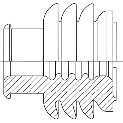 Seal, for socket header, 1355437-2