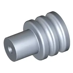 Wire seal, for faston plug housing, 963294-1
