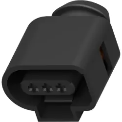 Socket, unequipped, 3 pole, straight, 1 row, black, 1813271-1