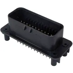 Plug, 35 pole, straight, 3 rows, black, 1-776230-1
