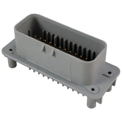 Plug, 35 pole, straight, 3 rows, gray, 1-776230-4 - 1