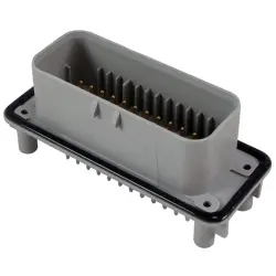 Plug, 35 pole, straight, 3 rows, gray, 1-776231-4