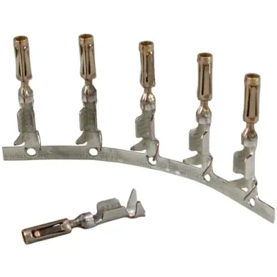 Receptacle, 0.5-1.3 mm², AWG 20-16, crimp connection, gold-plated, 770520-3 - 1