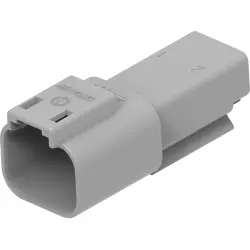 Pin housing, 2 pole, for DEUTSCH DT series, DT04-2P