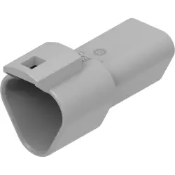 Pin housing, 3 pole, for DEUTSCH DT series, DT04-3P