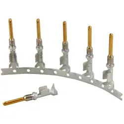 Pin contact, 0.8-2.0 mm², AWG 18-14, crimp connection, gold-plated, 638078-1