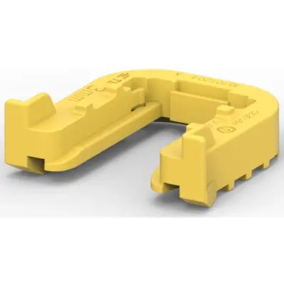Clamp, for faston plug housing, 1670720-1 - 1