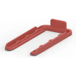 Clamp, for faston plug housing, 1718328-1