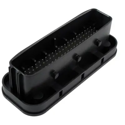 Plug, 92 pole, straight, 4 rows, black, 1-1452228-9 - 1