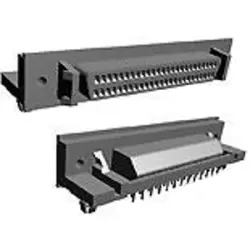 D-Sub socket, 50 pole, standard, equipped, angled, solder pin, 5787395-5
