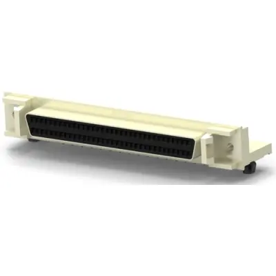 D-Sub socket, 68 pole, equipped, angled, solder pin, 1761028-4 - 1