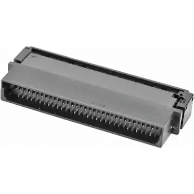 D-Sub plug, 68 pole, equipped, straight, IDC connection, 5390377-7 - 1