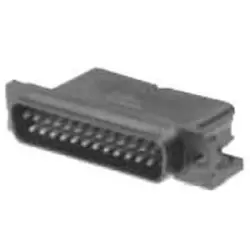 D-Sub plug, 9 pole, standard, equipped, angled, solder pin, 5747467-4