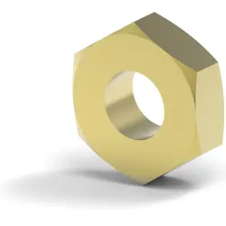 Hexagon nut for UNC 4-40, 5205821-2