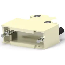 D-Sub connector housing, size: 2 (DA), angled 45°, cable Ø 4 to 13 mm, zinc die casting, silver, 1-1478763-5